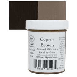 Sinopia Milk Paint - Cyprus Brown, 4 oz