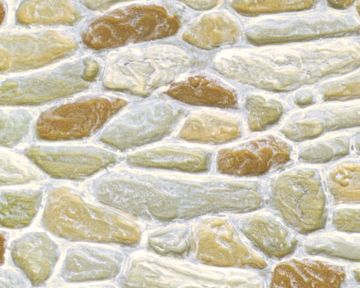 Open in modal - Plastruct Patterned Sheets, Field Stone, 1:24 Scale (finished example)