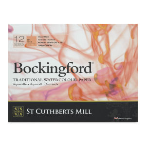 Bockingford Watercolor Gluebound Pad - Hot Press, 16" x 12" (front cover)