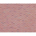 Plastruct Patterned Sheets, Brick, Rough, 1:48 Scale