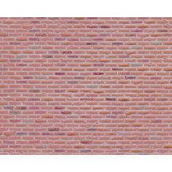 Plastruct Patterned Sheets, Brick, Rough, 1:48 Scale (finished example)