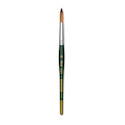 Utrecht Series 6150 Synthetic Golden Taklon Watercolor Brush - Round, Size 12, Short Handle