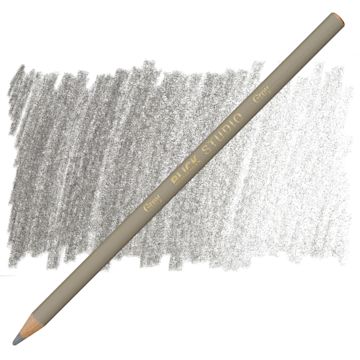 Open in modal - Blick Studio Artists' Colored Pencil - Grey pencil and swatch