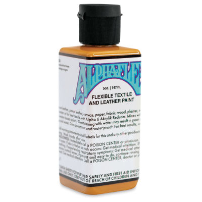 Alpha6 AlphaFlex Textile and Leather Paint - Caramel, 147 ml, Bottle