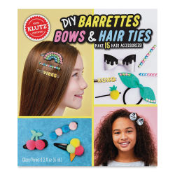 Klutz DIY Barrettes, Bows and Hair Ties (front of packaging)