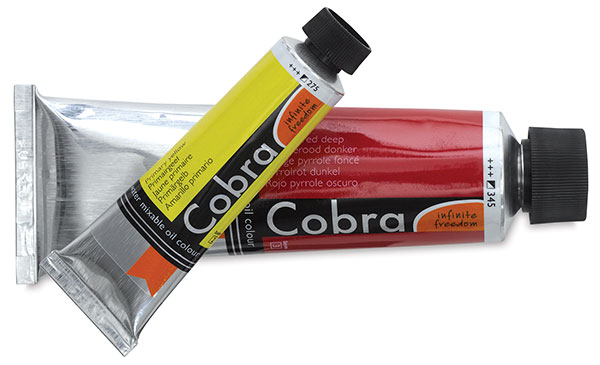 Using Cobra Water Mixable Oil Colours 