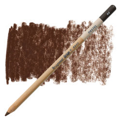 Bruynzeel Design Pastel Pencil - Middle Brown 44 (swatch and pencil)