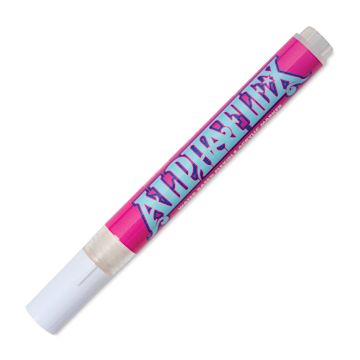 Open in modal - Alpha6 AlphaFlex Textile and Leather Paint Marker - White, 4 mm