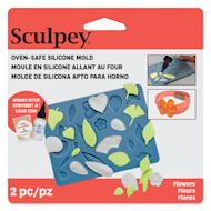 Sculpey Oven Safe Flowers Mold