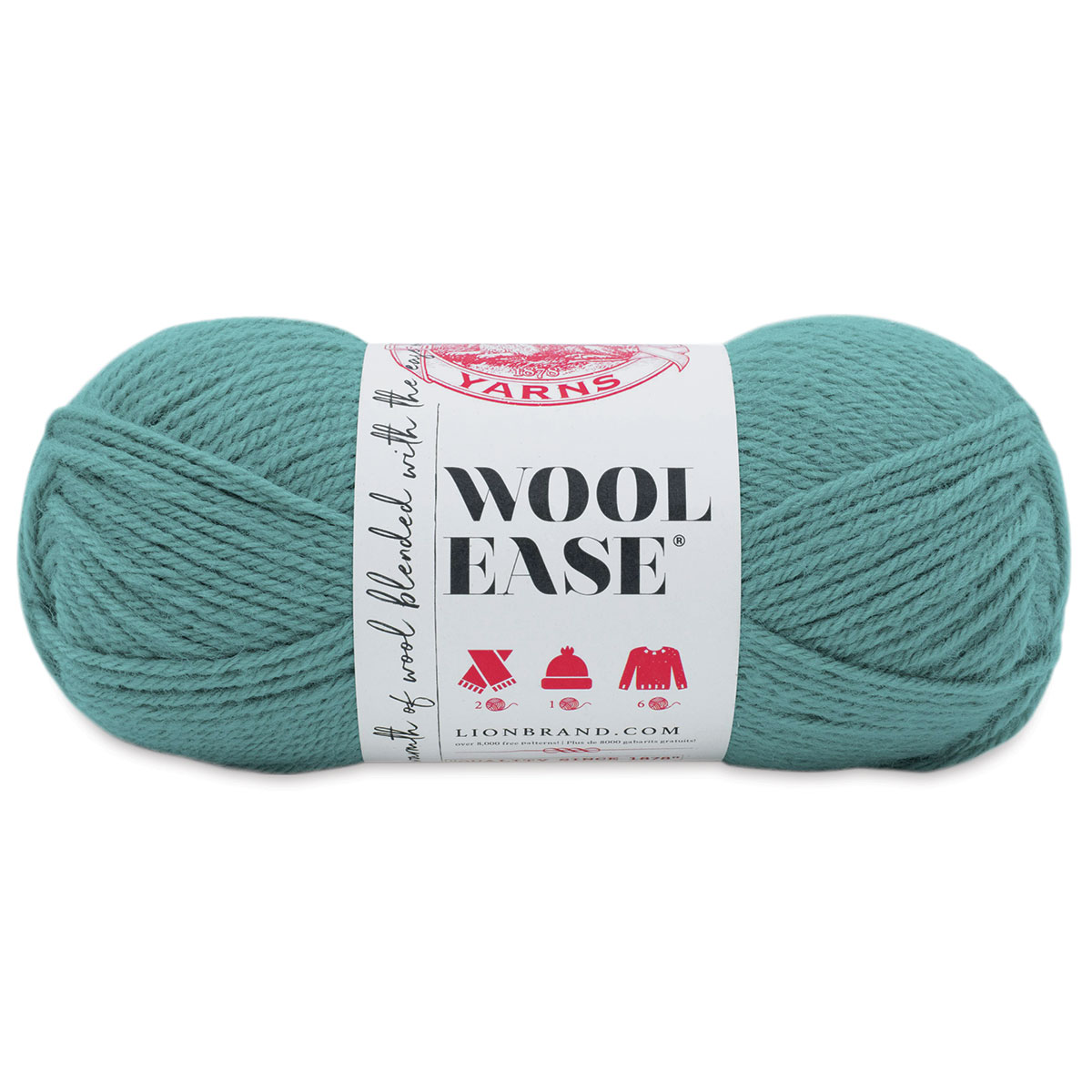 Lion Brand Yarn Wool-ease Worsted Weight Yarn Lamb's Wool 153 3 Oz AT508  Lot of 2 