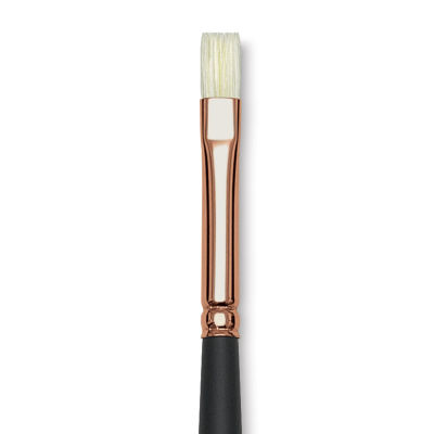 Blick Masterstroke Interlocking Bristle Brush - Bright, Long Handle, Size 2