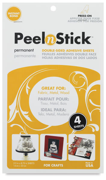 Peel n Stick Double-Sided Adhesive Sheets - Front of package shown