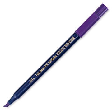 Open in modal - Yasutomo FabricMate Dye Ink Marker - Purple, Chisel Tip, Marker