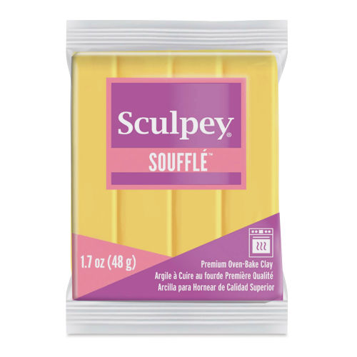 Sculpey Souffle - 1.7 oz bar, Canary