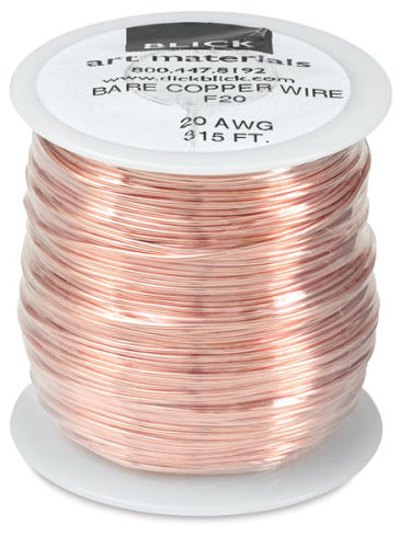20 AWG, Solid Bare Copper Wire