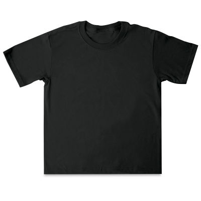 First Quality 50/50 T-Shirts, Youth Sizes - Black X-Small (2-4)