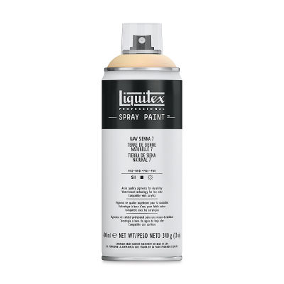Liquitex Professional Spray Paint - Raw Sienna 7, 400 ml can