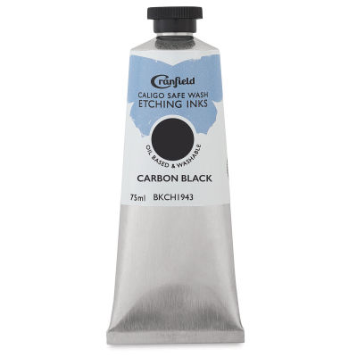 Cranfield Caligo Safe Wash Etching Ink - Carbon Black, 75 ml Tube