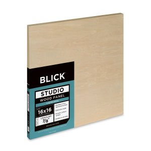 Blick Studio Artists' Wood Panel - Flat Cradle, 16" x 16", 7/8" cradle