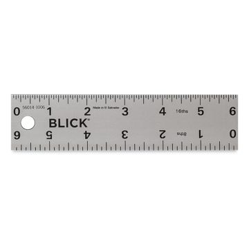 Blick Plastic Ruler  BLICK Art Materials