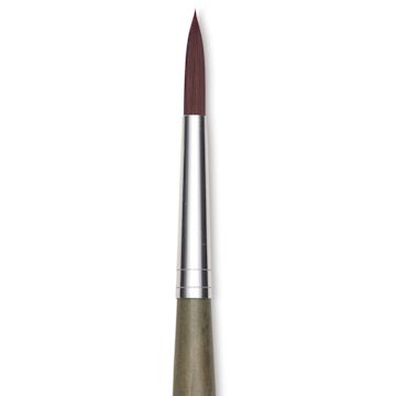 Open in modal - Da Vinci Forte Synthetic Brush - Round, Short Handle, Size 8, close-up