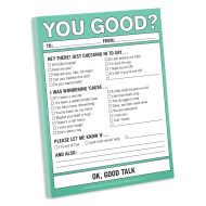 Knock Knock You Good? Nifty Note Pad