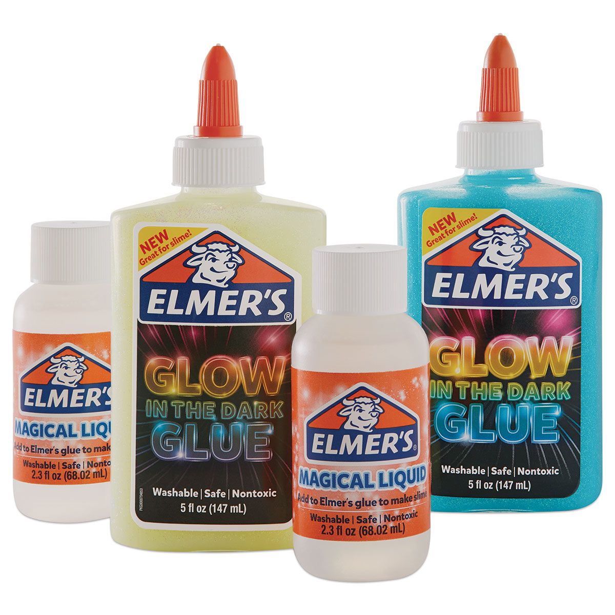 Trying Elmer's Glow in the Dark Glue and Elmer's Magical Liquid! Fab or  Fail?? 