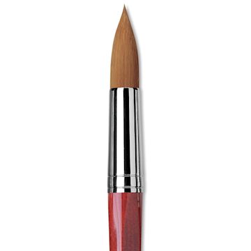 Open in modal - Da Vinci Cosmotop Spin Brush - Round, Short Handle, Size 26 close up