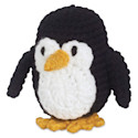 Leisure Arts Crochet Pudgies Kit - Penguin, 3" Height