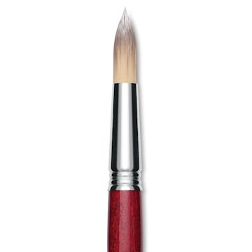 Open in modal - Escoda Opera Takatsu Synthetic Brush - Round, Long Handle, Size 20 close up