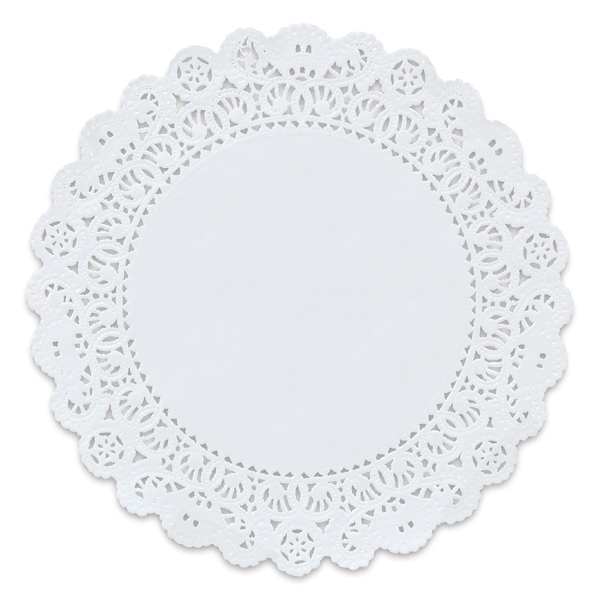 Hygloss Paper Doilies - White, Round, 8, Pkg of 36