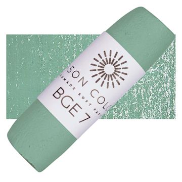 Open in modal - Unison Handmade Pastel - Blue Green Earth 7 pastel and swatch