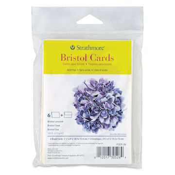 Open in modal - Strathmore 300 Series Bristol Cards and Envelopes - Announcement Size, front of the packaging