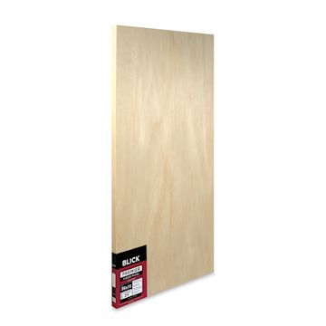 Open in modal - Blick Premier Wood Panel - 36'' x 72'', 2-1/2'' Extra Deep Profile, Cradled (side view)