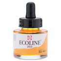 Ecoline Liquid Watercolor with Dropper - Deep Yellow, jar