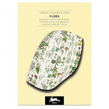 Open in modal - Pepin Press Label, Sticker & Tape Book - Flora, 6-1/2" x 9-1/2", front cover