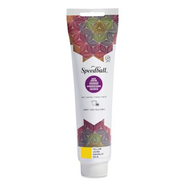 Open in modal - Speedball Fabric and Paper Block Printing Ink - Yellow, 5 oz