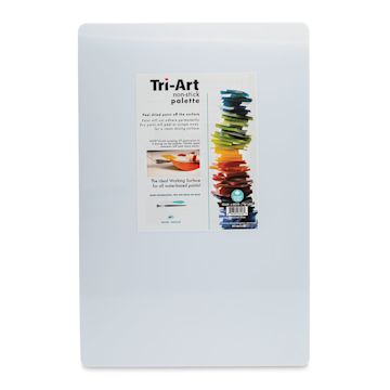 Open in modal - Tri-Art Non-Stick Palette - 24" x 16" with label