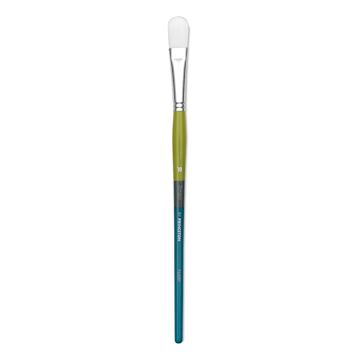 Open in modal - Princeton Snap! White Taklon Brush - Filbert, Long Handle, Size 10