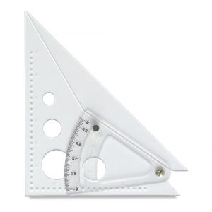 Westcott Adjustable Triangles - Top view of adjustable triangle closed 