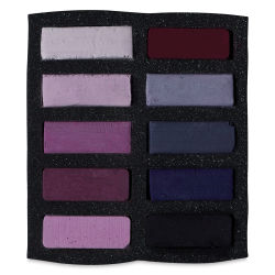 Art Spectrum Extra Soft Square Pastels - Violets, Set of 10