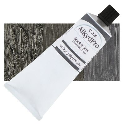 CAS AlkydPro Fast-Drying Alkyd Oil Color - Graphite Grey, 120 ml tube