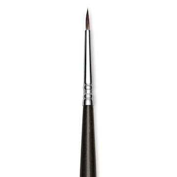 Open in modal - Escoda Vintage Synthetic Brush - Round Pointed, Long  Handle, Size 1