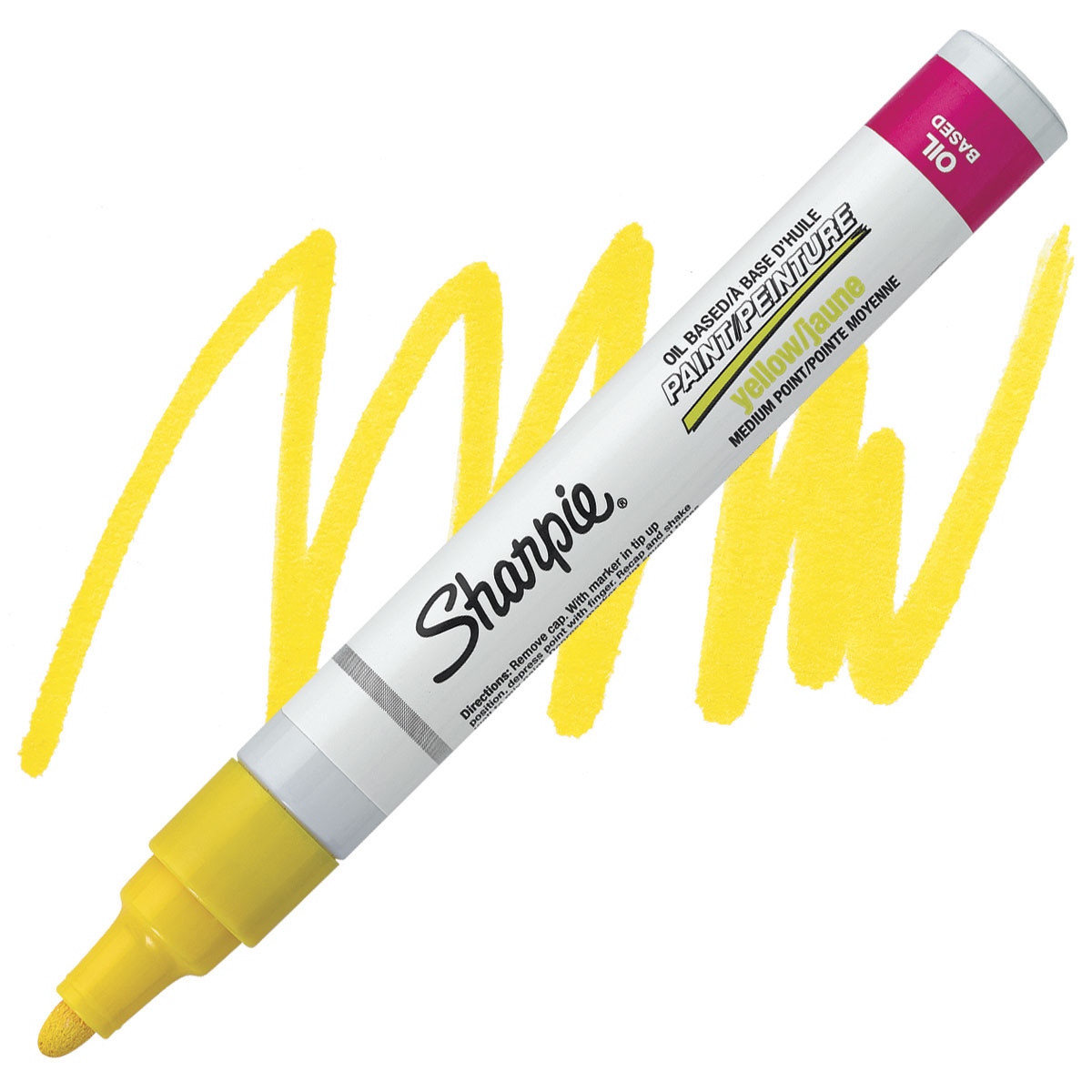 Sharpie Oil-Based Paint Marker - White, Medium Point, Pkg of 2