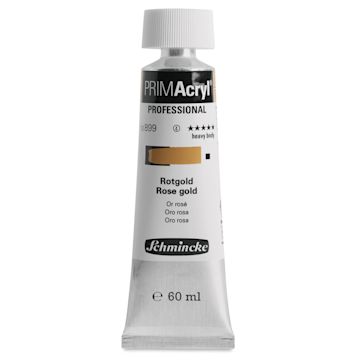 Open in modal - Schmincke Primacryl Professional Acrylic Paint - Rose Gold, 60 ml Tube