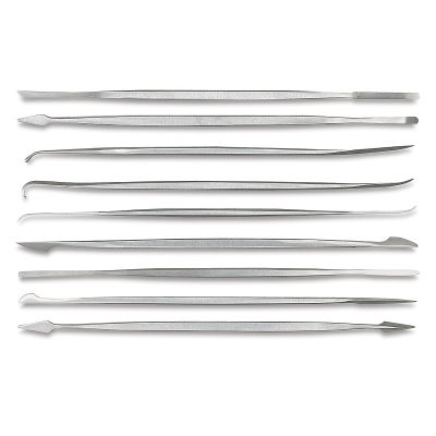 Sculpture House Stainless Steel Tool Sets - Set of 9 Minarettes shown horizontally