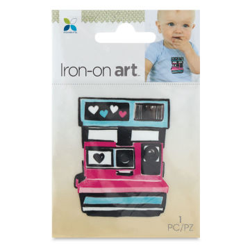 Iron-On Art - Front of package of Polaroid Camera