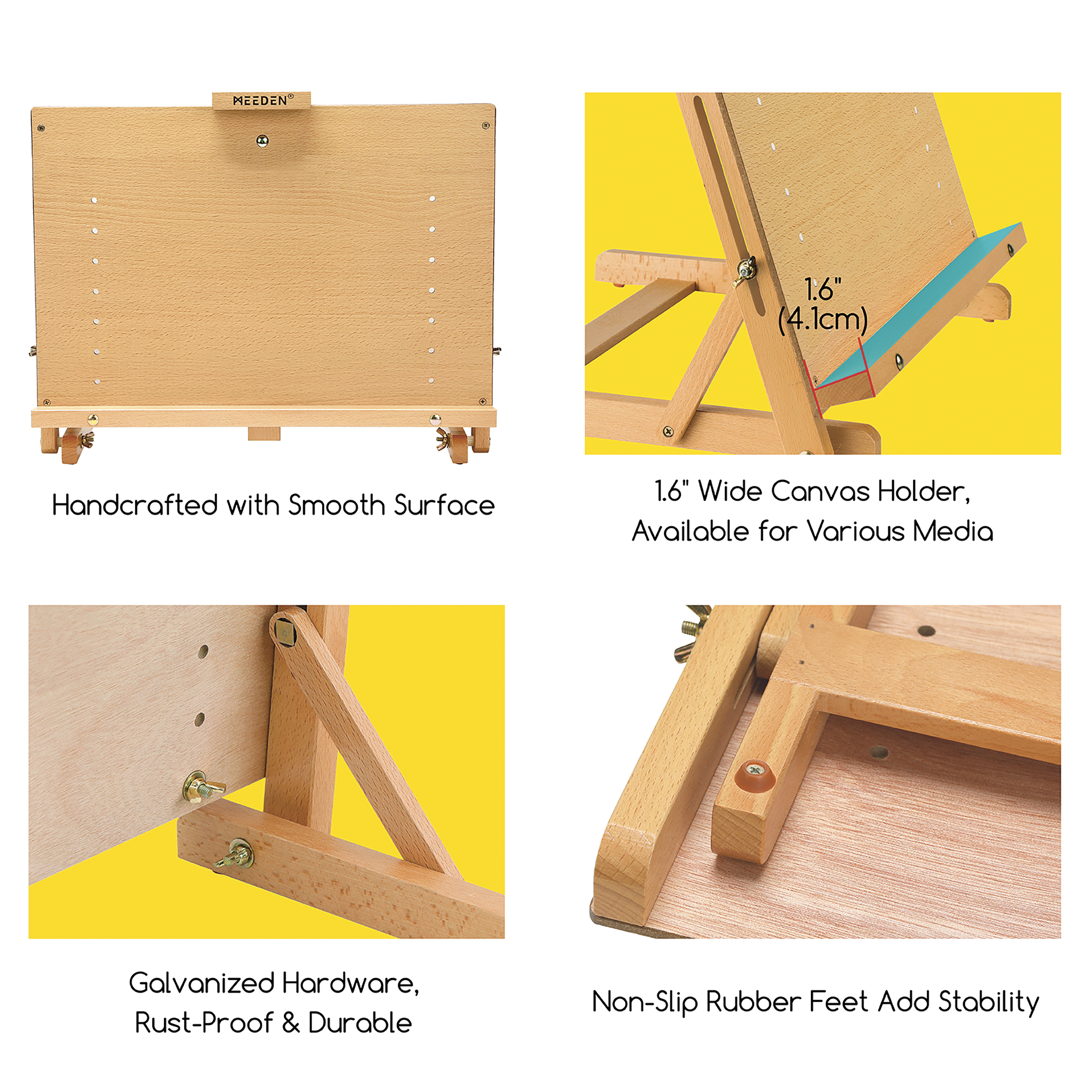 Meeden H-Frame Tabletop Easel - 13-1/5” W x 12-3/5” L | BLICK Art