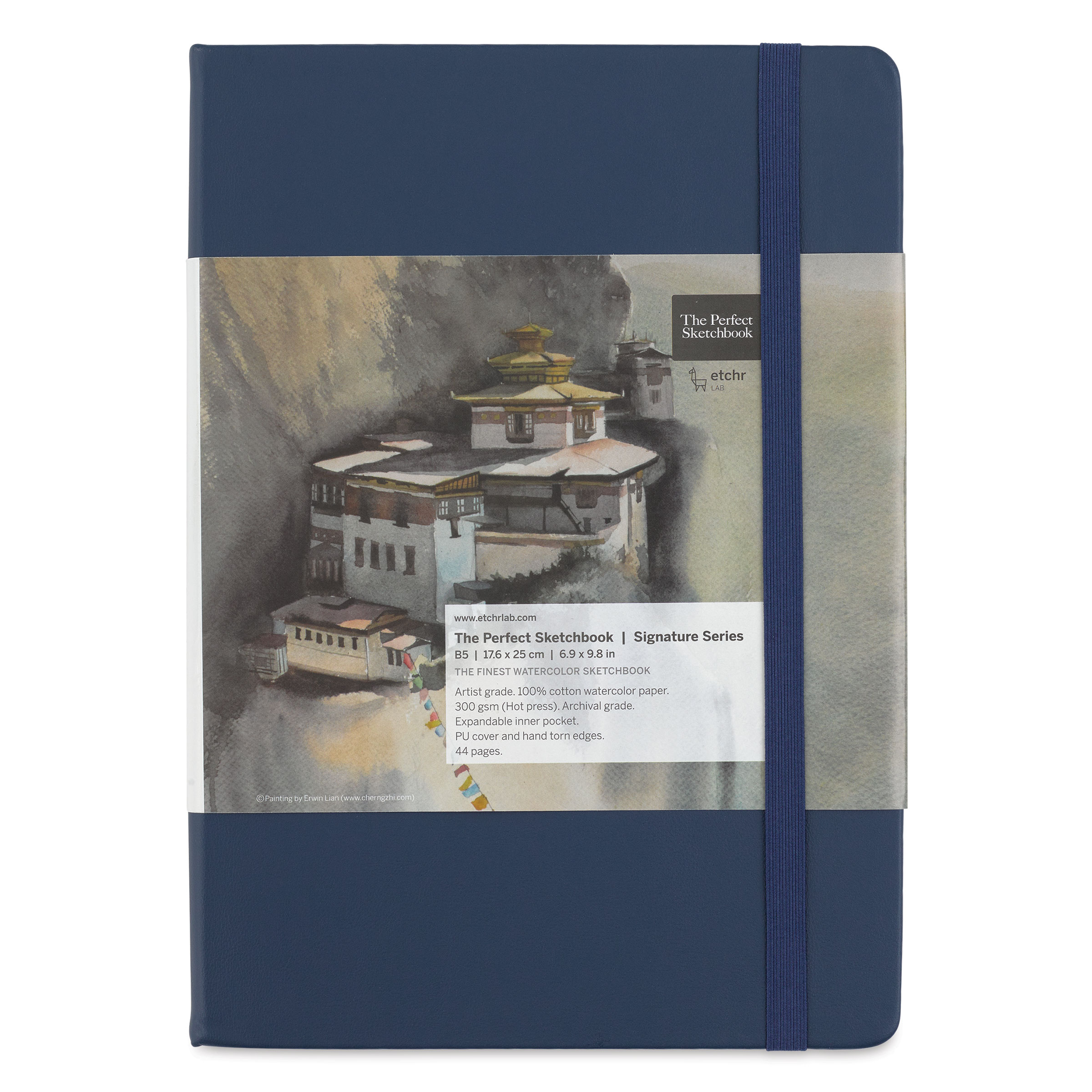 Completed Etchr's The Perfect Sketchbook Watercolor Sketchbook