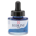 Ecoline Liquid Watercolor with Dropper - Prussian Blue, jar